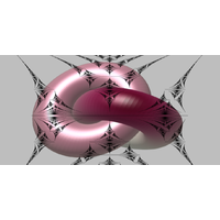 Hofstadter Topology: Noncrystalline Topological Materials at High
