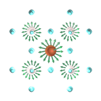 Giant Piezoelectric Effects of Topological Structures in