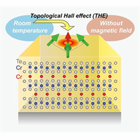 Spontaneous topological Hall effect at room temperature in a van der ...
