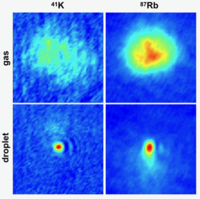 Observation of quantum droplets in a heteronuclear bosonic mixture ...