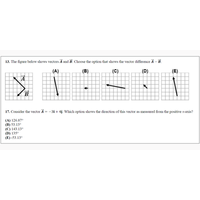 Test of understanding of vectors: A reliable multiple-choice vector ...
